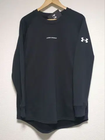 미사용 새상품 택 포함 Under Armour 블랙 긴팔 트레이닝복 XL
