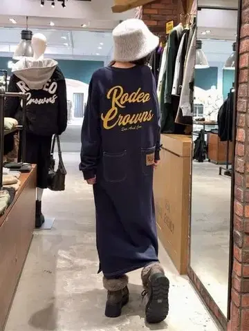 새상품 네이비 래글런 칼라 스티치 원피스 선착순 즉시 구매 대환영!