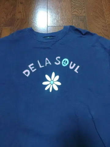 DE LA SOUL relume 맨투맨 L 네이비 택 포함 미사용