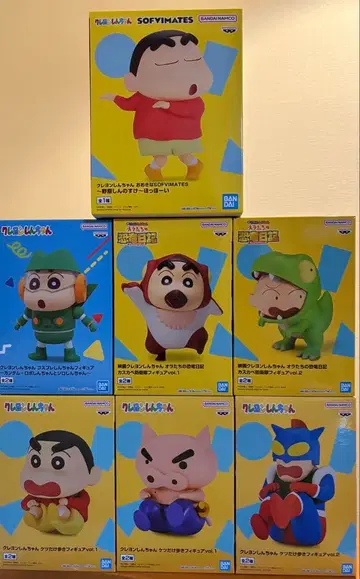 짱구는 못말려(크레용 신짱) 프라이스 피규어 7개 세트