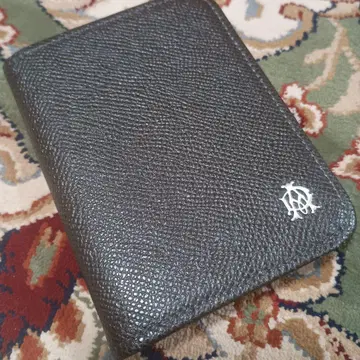 특가! 새상품급! dunhill 던힐 블랙 가죽 명함지갑