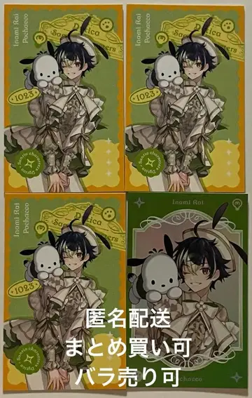 Dytica 산리오 캐릭터즈 랜덤 사진풍 카드 이나미 라이