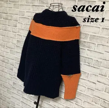 [ 새상품급 + 레어 ] sacai 사카이 19aw 지퍼 어태치먼트 니트
