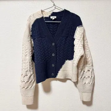 COS 바이컬러 울 가디건 사이즈 M
