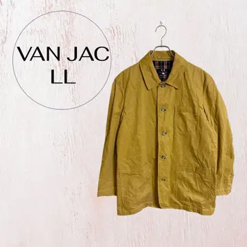 VAN JAC 코튼 워크 자켓 LL 머스타드 계열 남성용 아우터