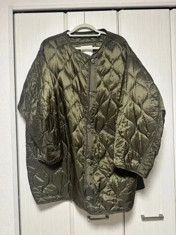 올리브색 퀼팅 자켓 오버 사이즈 FREAK'S STORE