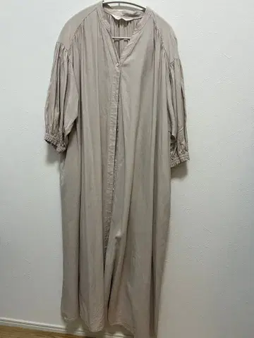 natural by clip 베이지 롱 원피스