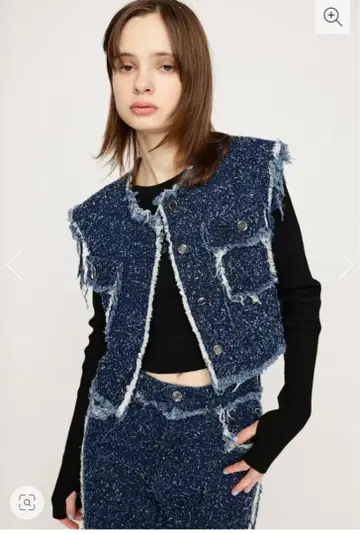 GRAIN TWEED S 데님 자켓