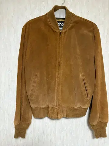 Schott 스웨이드 봄버 자켓 40
