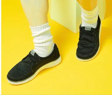 Clarks RelaxLite Lace 블랙 텍스타일