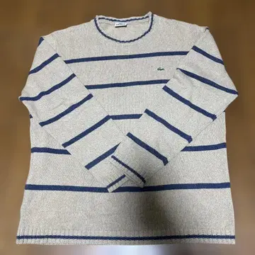 Lacoste 스트라이프 니트 스웨터