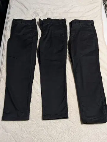 [3개 세트] 유니클로 슬림핏 치노 사이즈 73