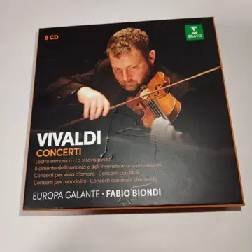 비발디 / 협주곡집 (파비오 비온디, 에우로파 갈란테) (9CD)