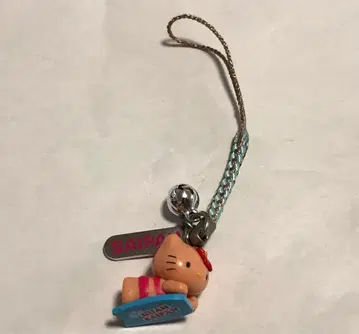 레어 지역 한정 헬로키티 스트랩 괌 사이판 바디보드 선탠 키티