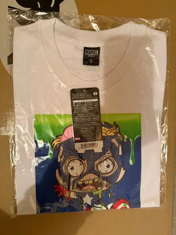 MARVEL 캐릭터 T셔츠 S 코믹콘 복권