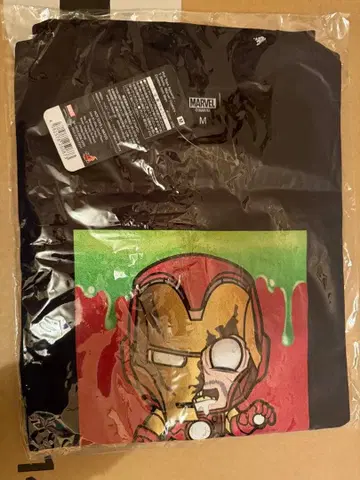 MARVEL 아이언맨 T셔츠 M 사이즈 코믹콘 복권