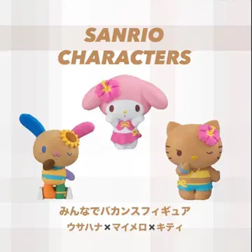 토이캡슐 산리오 키티 마이멜로디 우사하나