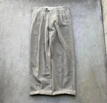 (구제 의류) 90s 울 슬랙스 투 턱 빈티지 팬츠