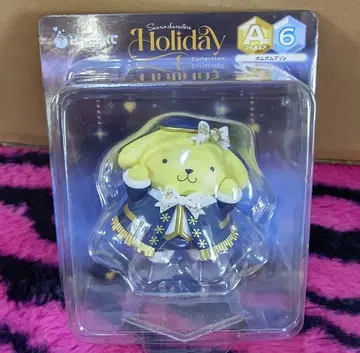 [ 새상품 ] 산리오 Happy 복권 홀리데이 A상 피규어 폼폼푸딩