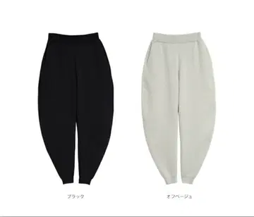 for/c 포씨 맨투맨 라이크 니트 커브 팬츠 M 블랙 베이지