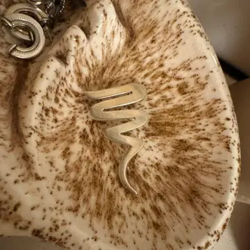 빈티지 지그재그 브로치