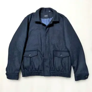 [ 새상품급 레어 ] A.P.C 아페쎄 멜톤 블루종 빈티지