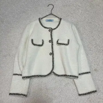 재스민 그란디 플로라 트위드 자켓풍 가디건 F 사이즈