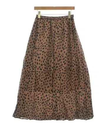 Rouge vif 롱 맥시 길이 스커트 여성용