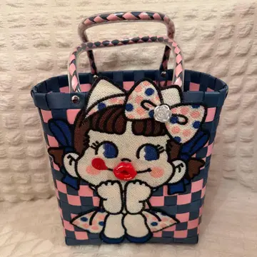 페코짱 자수 백 핸드메이드