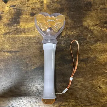 하트형 응원봉 ( 오렌지 빨간색 ) 도키메키 선전부