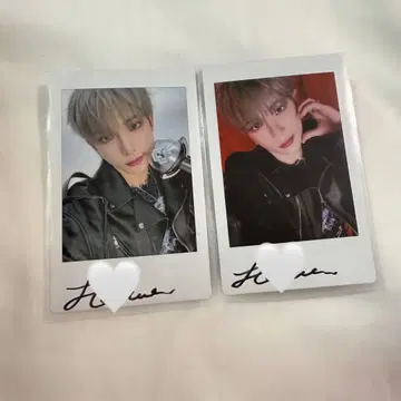 &TEAM HARUA 직필 사인 폴라로이드