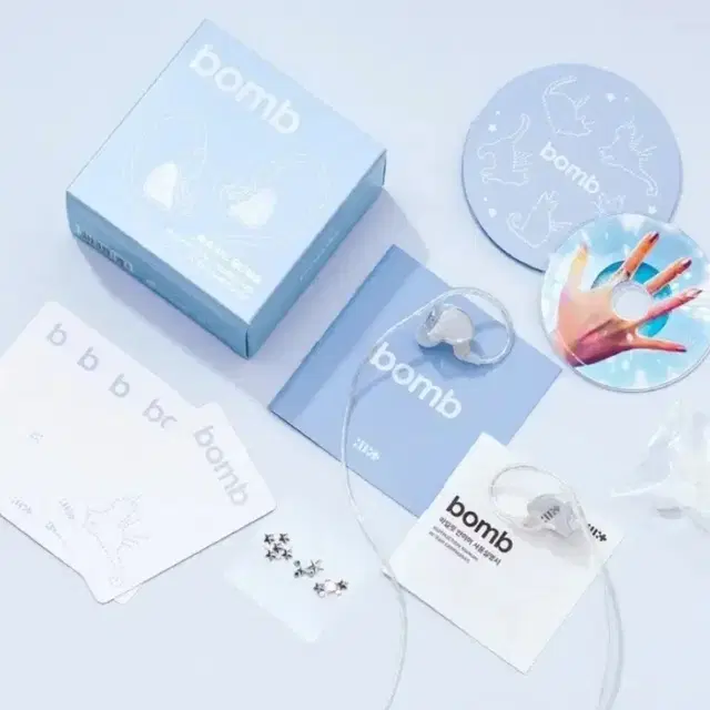 (무배) 아일릿 bomb 앨범 인이어 구성품만