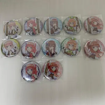 5등분의 신부 발렌타인 메이드 캔뱃지 이치카 니노 미쿠 요츠바 이츠키