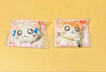 꼬마햄찌 햄찌인형 헤어클립 햄찌 리본