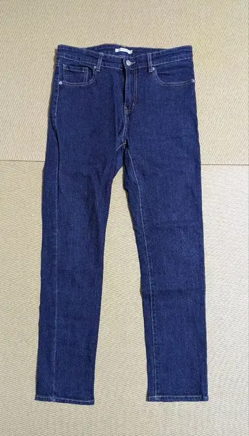 다크 블루 스트레이트 청바지