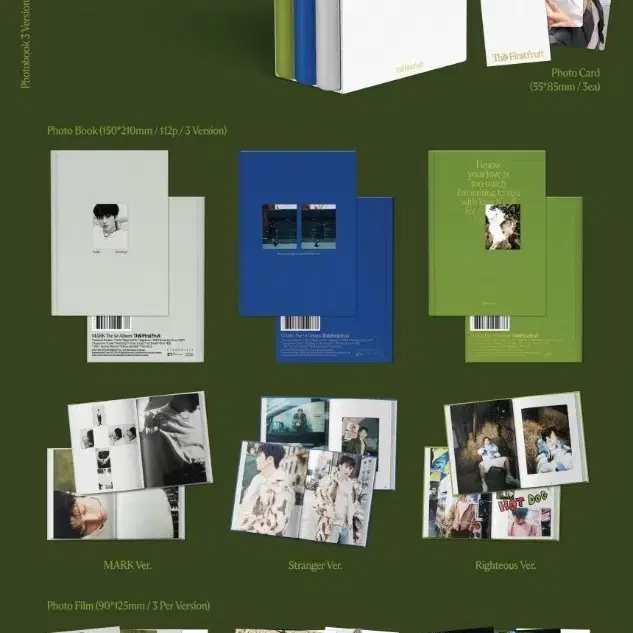 NCT 마크 The firstfruit Trilogy Ver. 앨범 양도