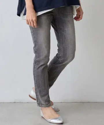 BEARDSLEY 데님 레깅스 (끈 포함)