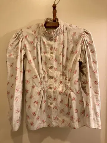 프랑스 앤티크 파스텔 플라워 자켓 바디스