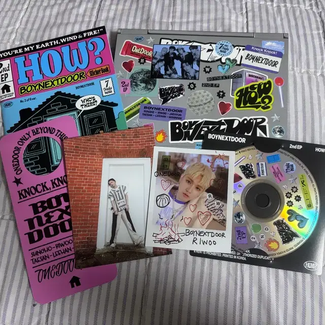 보이넥스트도어 보넥도 how 스티커 개봉 앨범 포토카드 포카 양도