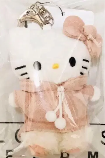 로리즈팜 헬로키티 Me% 폼폼 핑크 토이 키링