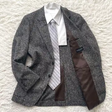 Cantoured 트위드 테일러드 자켓 블레이저