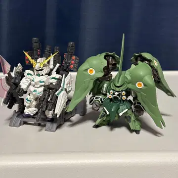 건담 컨버전스 풀아머 유니콘 건담 & 크샤트리아