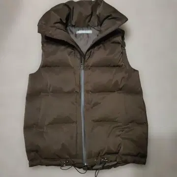 띠어리 루스 다크 브라운 다운 베스트 40 사이즈