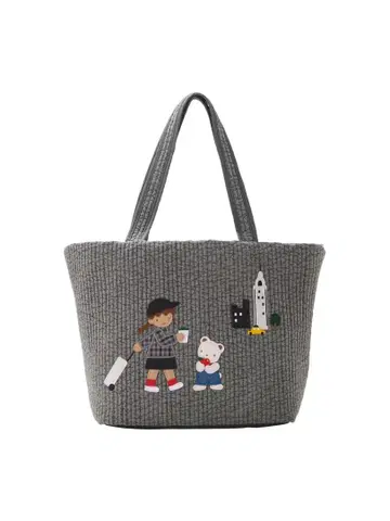 [ 새상품 ] 비오는날 familiar 보야주 백 그레이