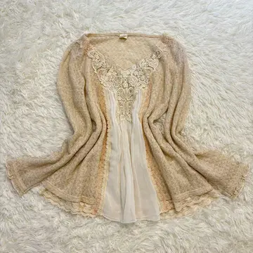 페어리 그런지 모리걸 갸루 상의 니트 axes