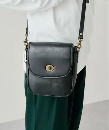 세로형 모듬 미니 숄더 블랙