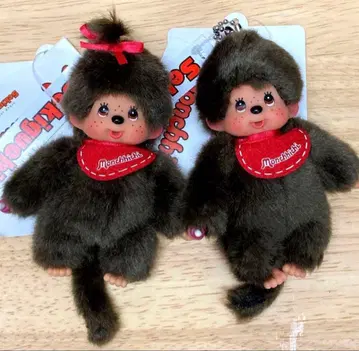 몬치치 미니 키체인 키링 남아 여아 페어 미사용 새상품