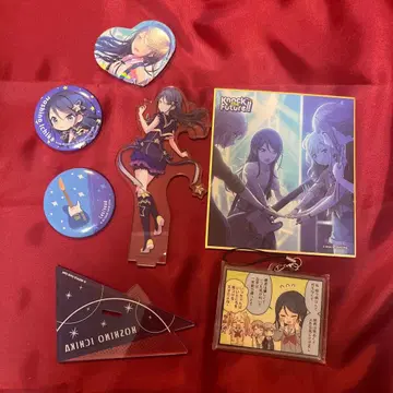 호시노 이치카 아크릴 스탠드 캔뱃지 세트