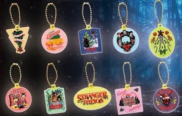 스트레인저 씽스 크리스마스 오너먼트 키링 전 10종 세트