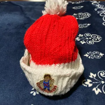 레어 80s 모자 꽁지 니트 캡